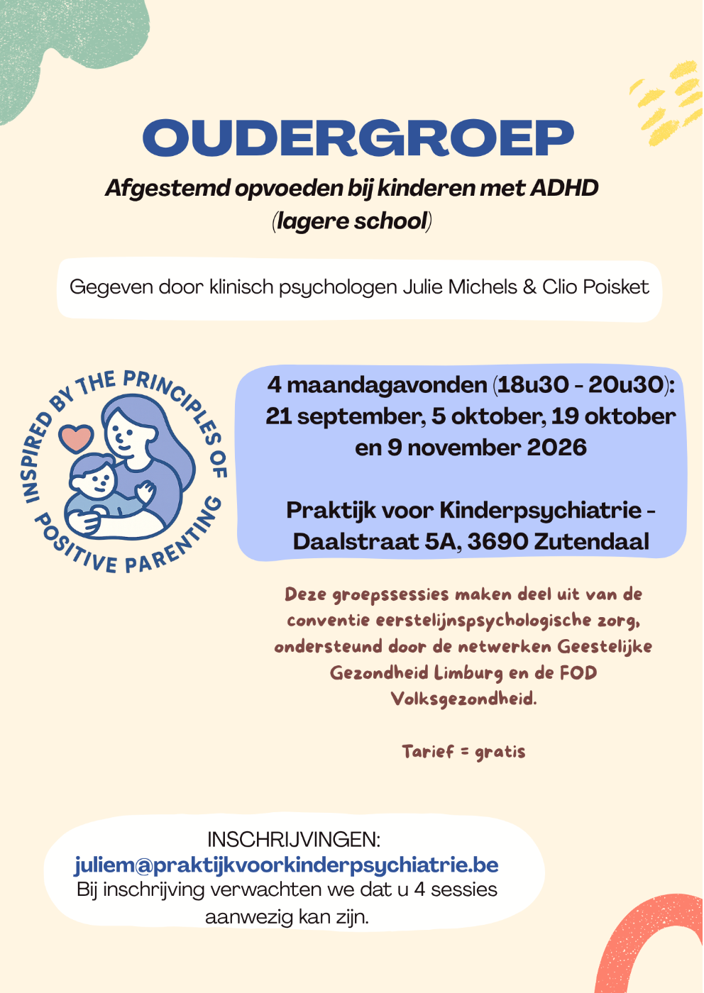 flyer ouder sessie